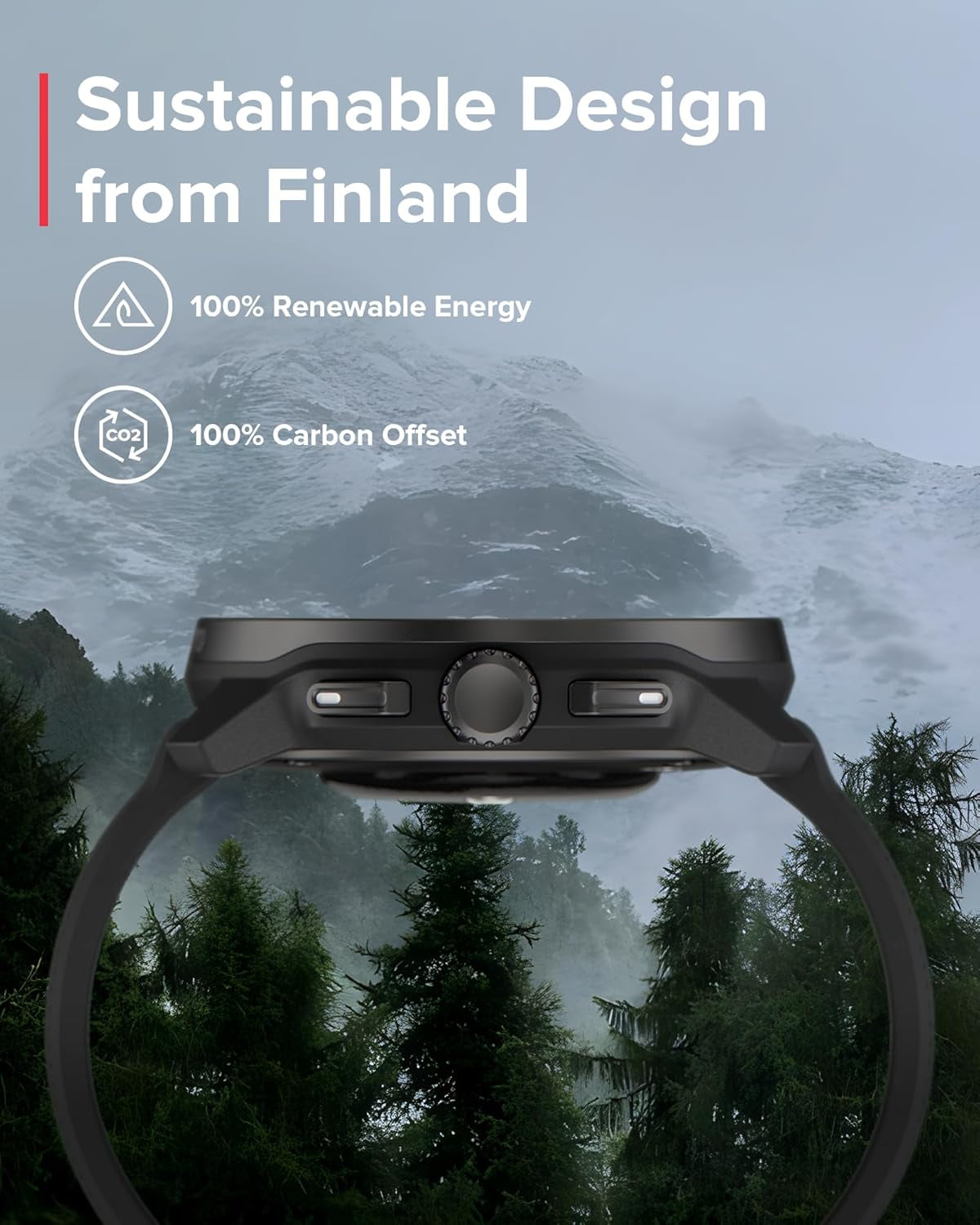 Race S GPS Sports Watch, 1.32" AMOLED Touchscreen W/Crown, 13 Days Battery Life, Training & Sleep Health Tracking, Dual-Gnss, 32GB Global Offline Maps, Lightweight for Running, All Black