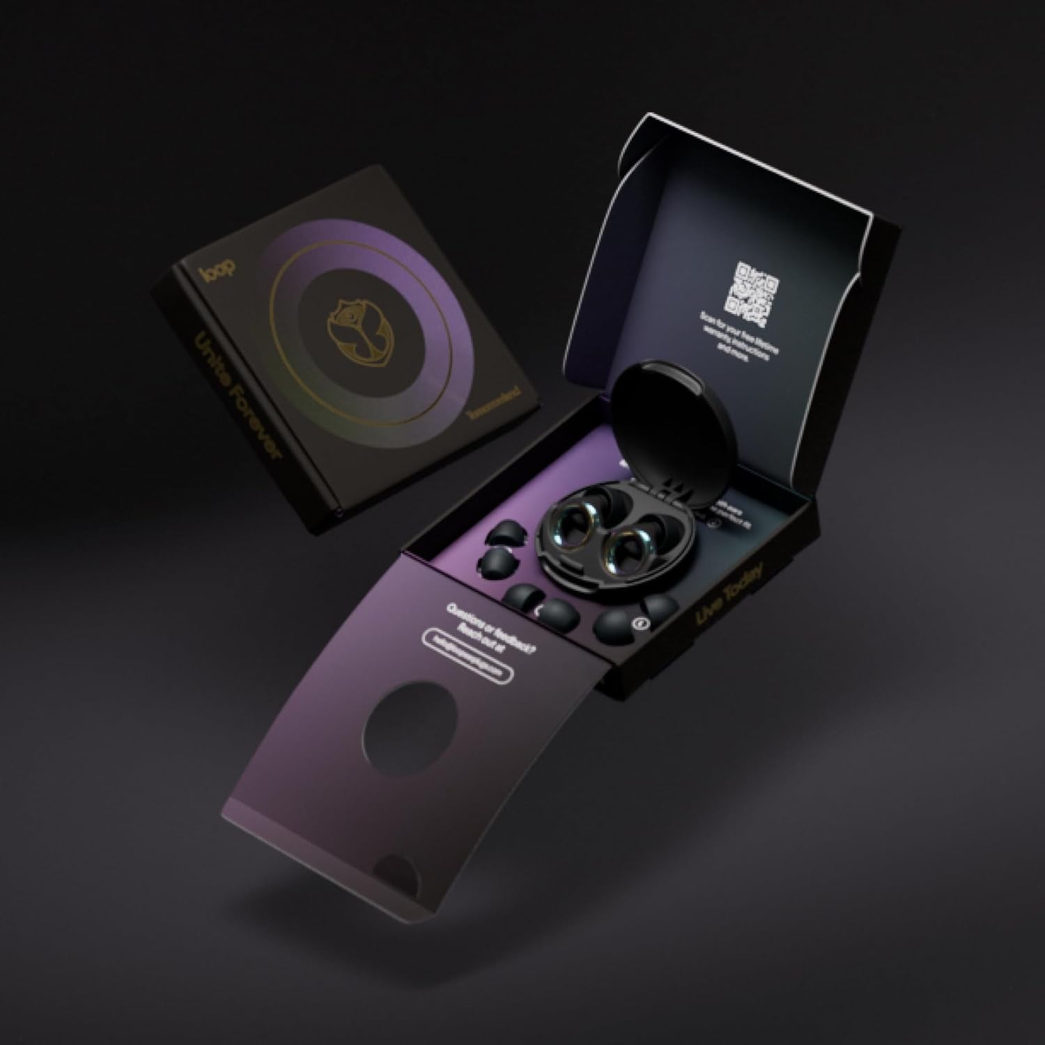 Tomorrowland X  Experience 2 Earplugs – Stylish Hearing Protection for Concerts & Festivals, Live Music, Nightlife & Musicians – 17Db Noise Reduction Ear Plugs (High-Fidelity) – Limited Edition