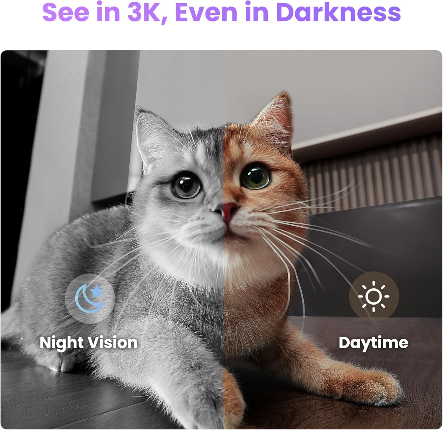 Air 2 plus Familybot 3K Home Camera Robot: Indoor Camera, Movable Robot Companion, 2-Way Video, AI Chat Mode, Auto-Recharge, Long Battery Life, Custom Facial Image, Night Vision