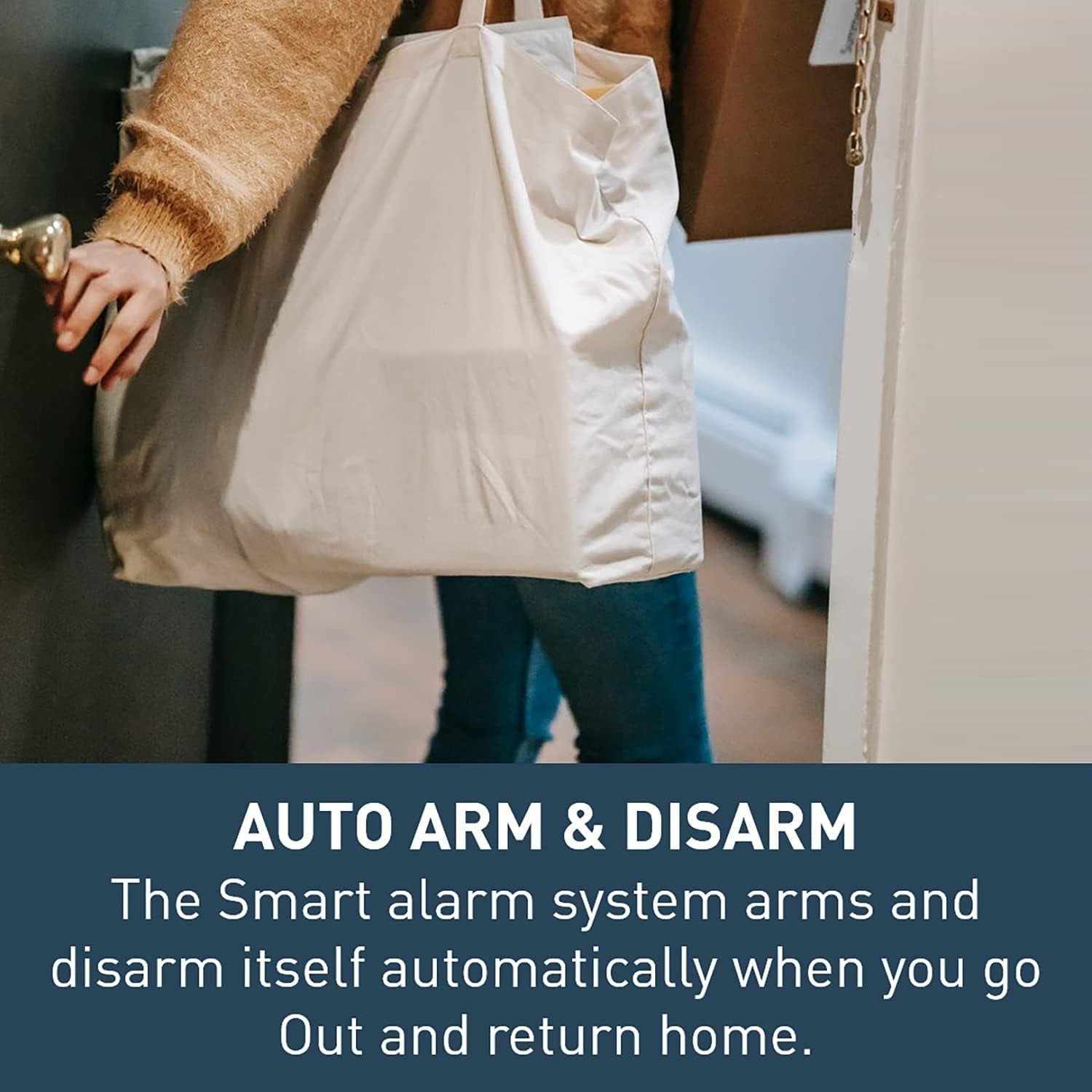 Smart Indoor Siren by , Wireless, 110 Decibal Siren, Auto Arm & Disarm, Batteries or Wire Powered, NIS01US