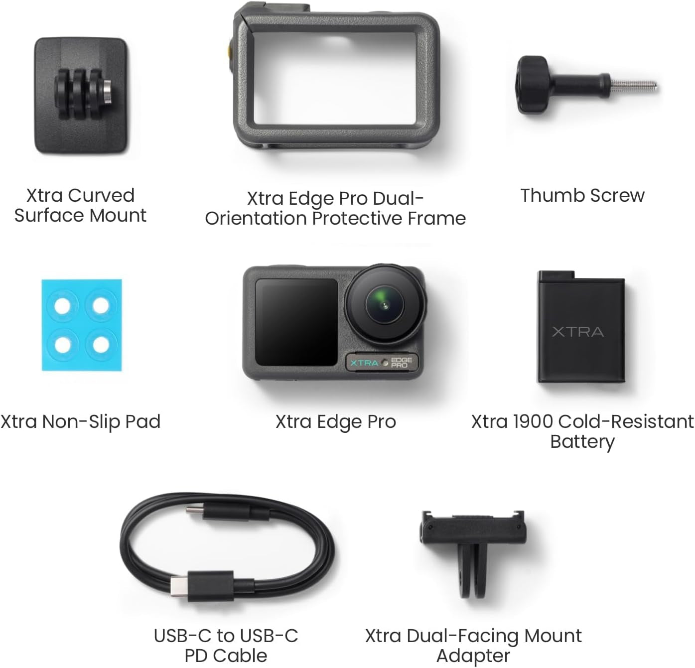 Pro Action Camera, 4K Vlogging Camera with 1/1.3'' Sensor, 65Ft Waterproof, Night View & Stabilization for Cycling, Diving, Sports Shooting