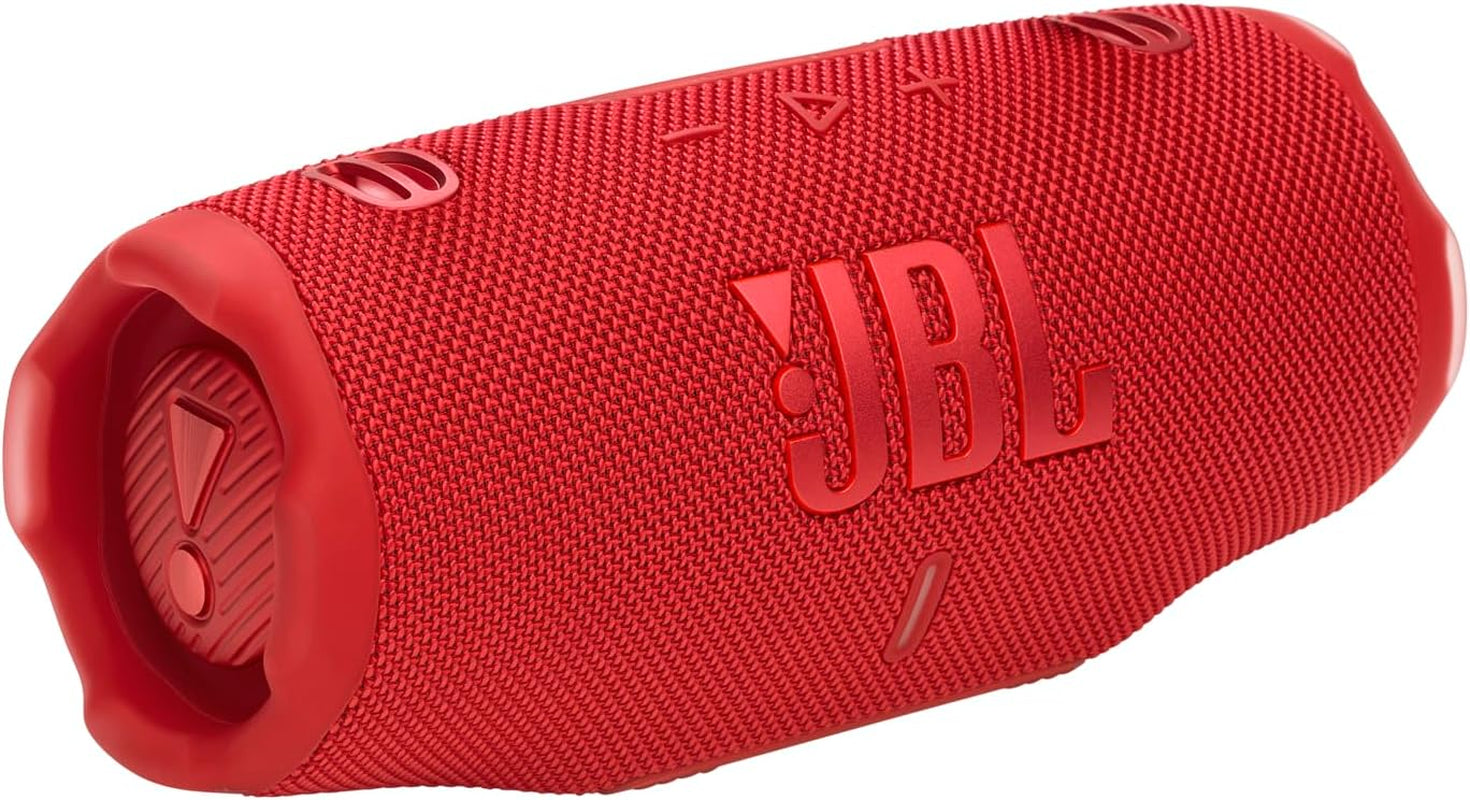 Charge 6 - Portable Waterproof & Drop-Proof Bluetooth Speaker, Bold  Pro Sound with AI Sound Boost, 28Hrs of Playtime, Built-In Powerbank & Comes with a Sturdy/Removable Carrying Strap (Black)