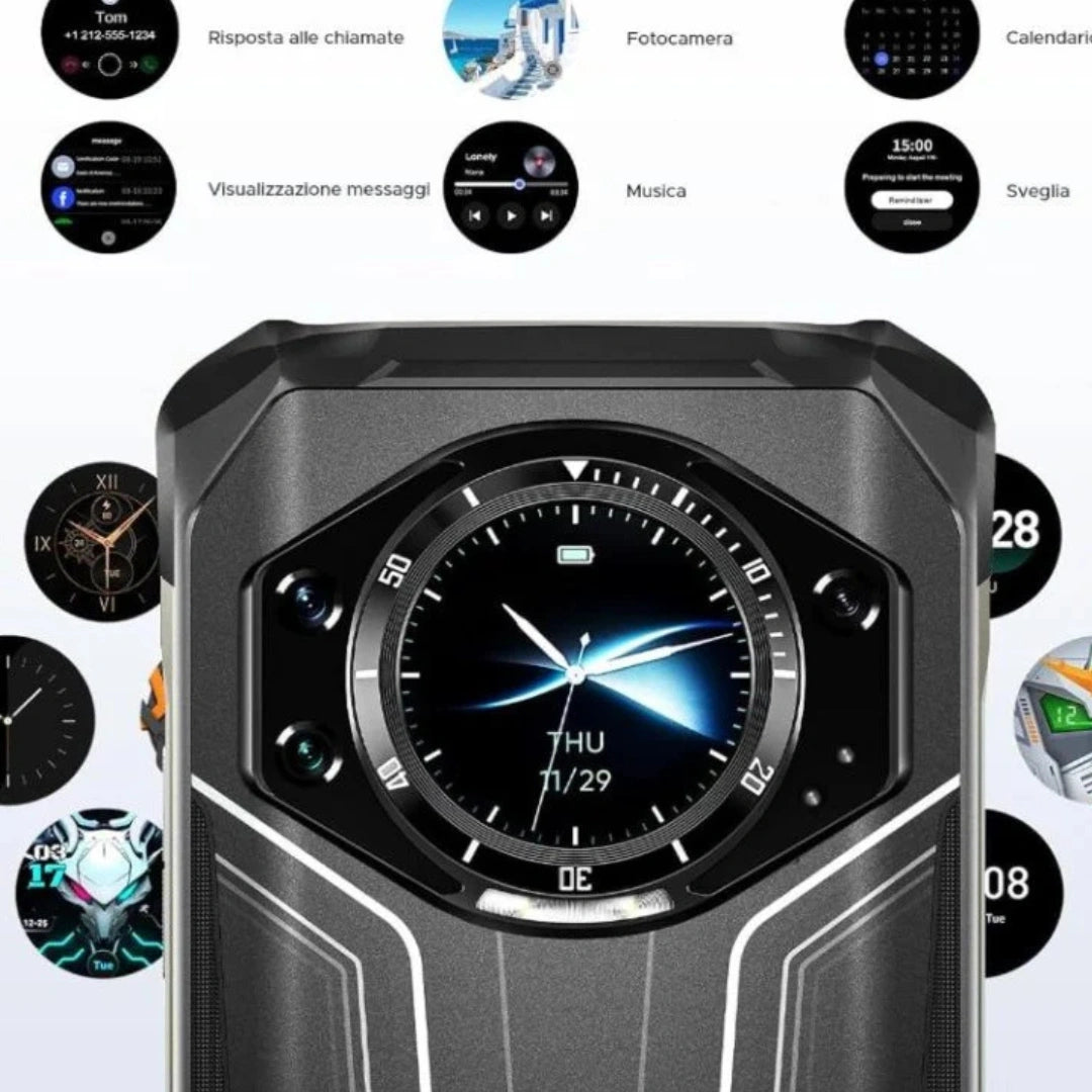 DOOGEE S119 (2025) Celular Todoterreno Doble Pantalla, 100MP y Visión Nocturna (10200mAh)