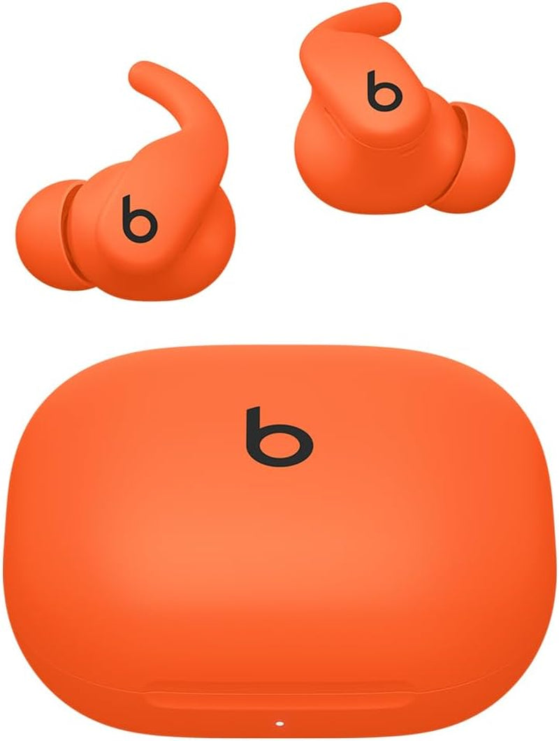 Power Fit - Wireless Noise Cancelling Workout Earbuds with Secure-Fit Wingtips, up to 30-Hour Battery Life, Sweat & Water Resistant, Apple & Android Compatible - Spark Orange
