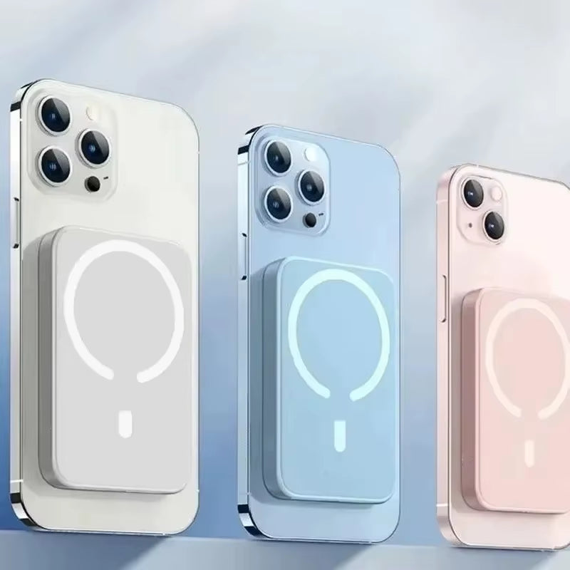 Power Bank Magnético Xiaomi de 500.000 mAh con Carga Rápida Inalámbrica de 25W. Batería Portátil de Gran Capacidad para iPhone (MagSafe), Samsung y Google Pixel