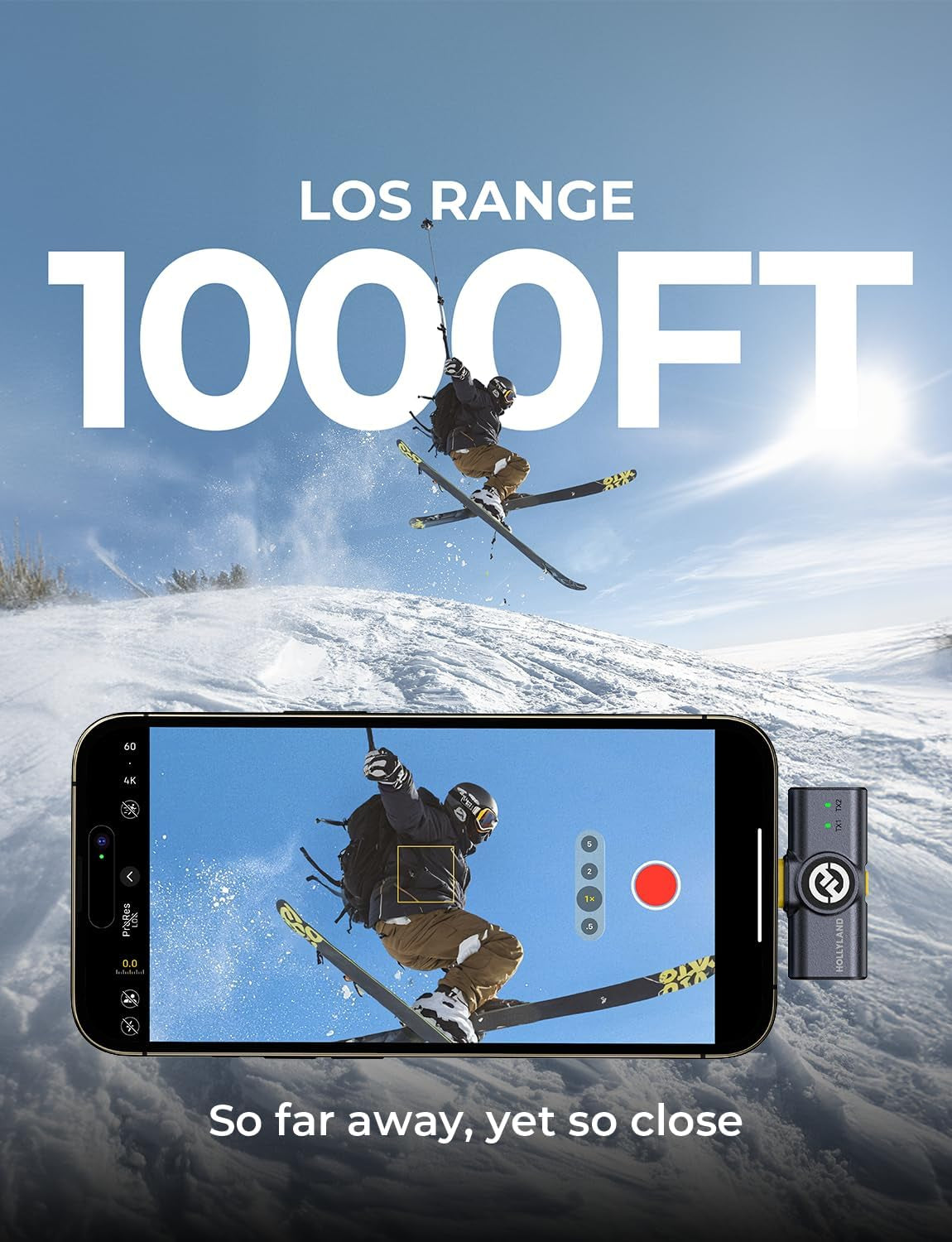 Lark M2 Wireless Microphone for Iphone/Camera/Android/Pc, 48Khz/24-Bit High Fidelity Audio, 300M Range, Noise Cancelling, 40H Use, Youtube, Vlog, Streaming (2TX + 3RX + Charging Case)