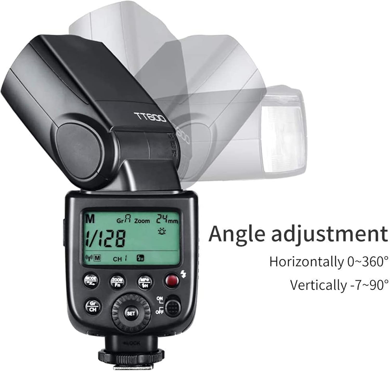 TT600 Camera Flash Speedlite with X2T-C Remote Trigger Transmitter Compatible with Canon Camera