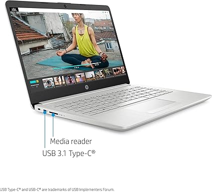 HP Laptop 14" Táctil - AMD Ryzen 3, 8GB RAM y Conectividad Total