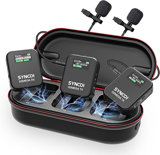 Set de Micrófonos SYNCO G2(A2) MEGA