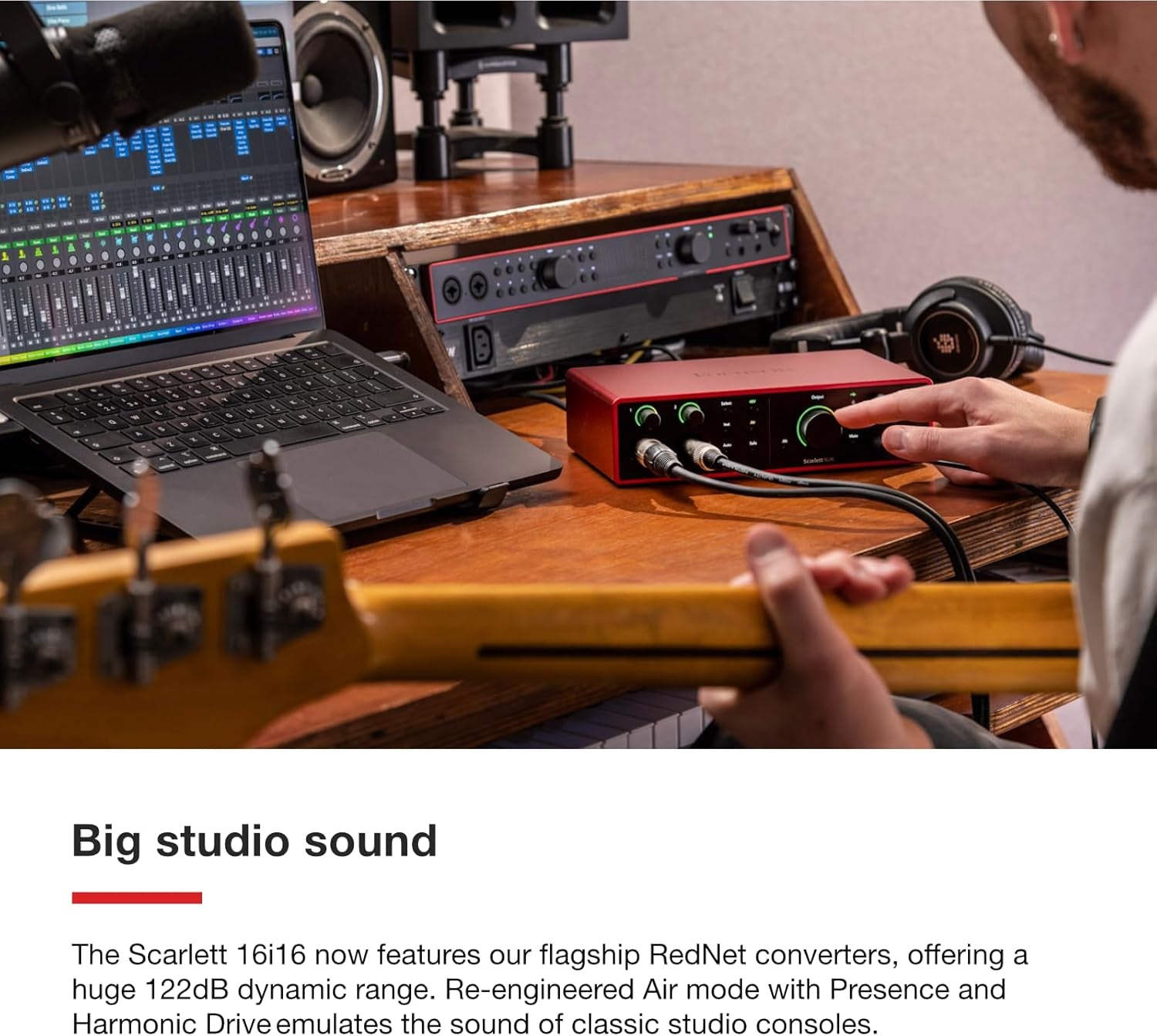 Scarlett 16I16 4Th Gen USB Audio Interface, for Songwriting, Music Production, Recording, and Podcasting — High-Fidelity, Studio Quality Recording, and All the Software You Need to Record