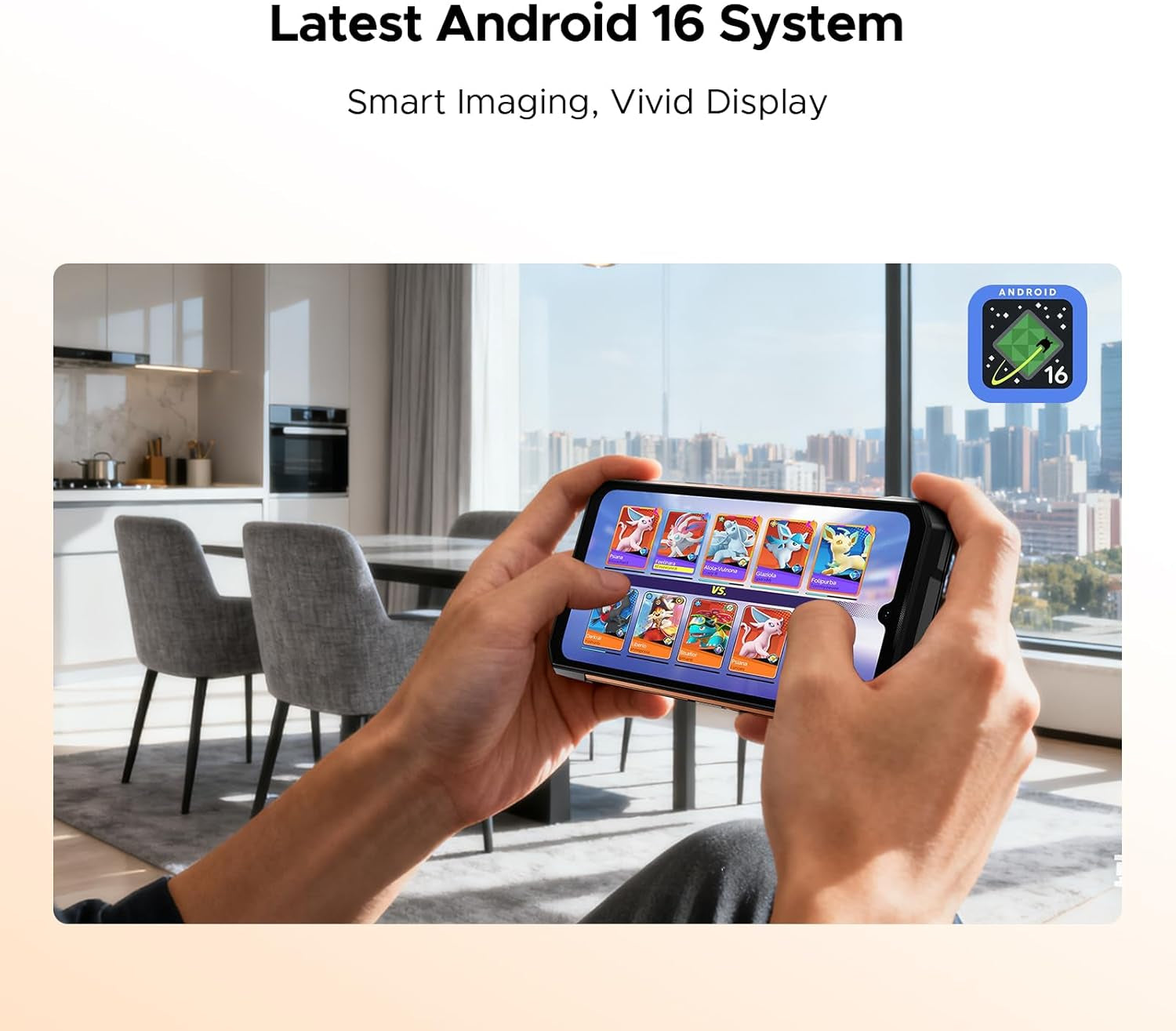 S200 Rugged Smartphone 5G Unlocked, 48GB+256GB/2TB, Android 16 Rugged Phone with 1.32" Rear Screen, 10100Mah, 6.72"FHD + 120 Hz Display, 100MP+20MP Night Vision, Ip68/Ip69K/Nfc/Fingerprint/Gps