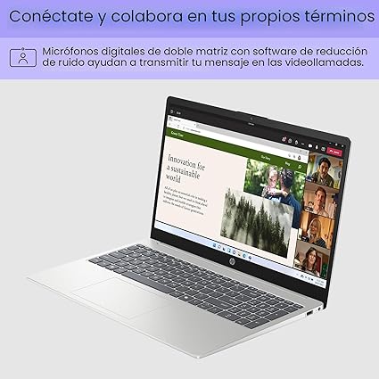 HP Portátil 15-fc0099nr Ryzen 3 7320U 8 GB RAM/SSD de 128 GB