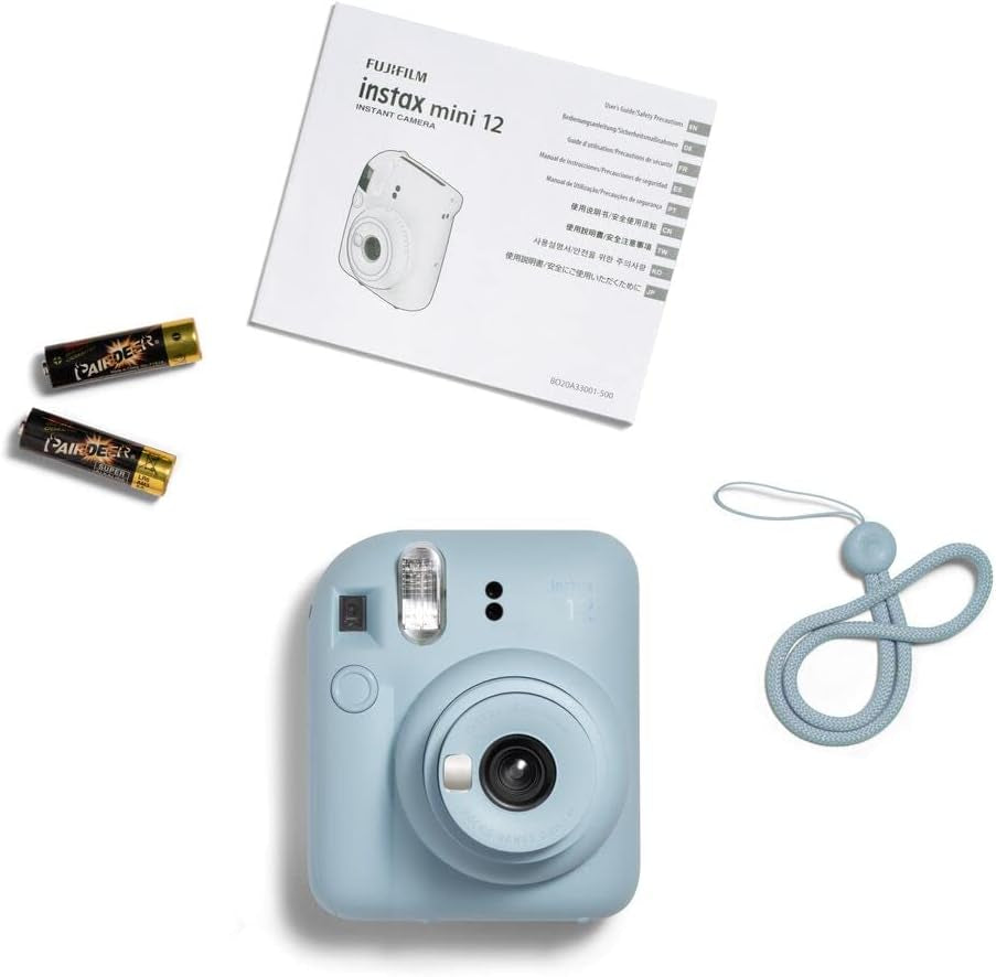 Instax Mini 12 Instant Film Camera - Pastel Blue