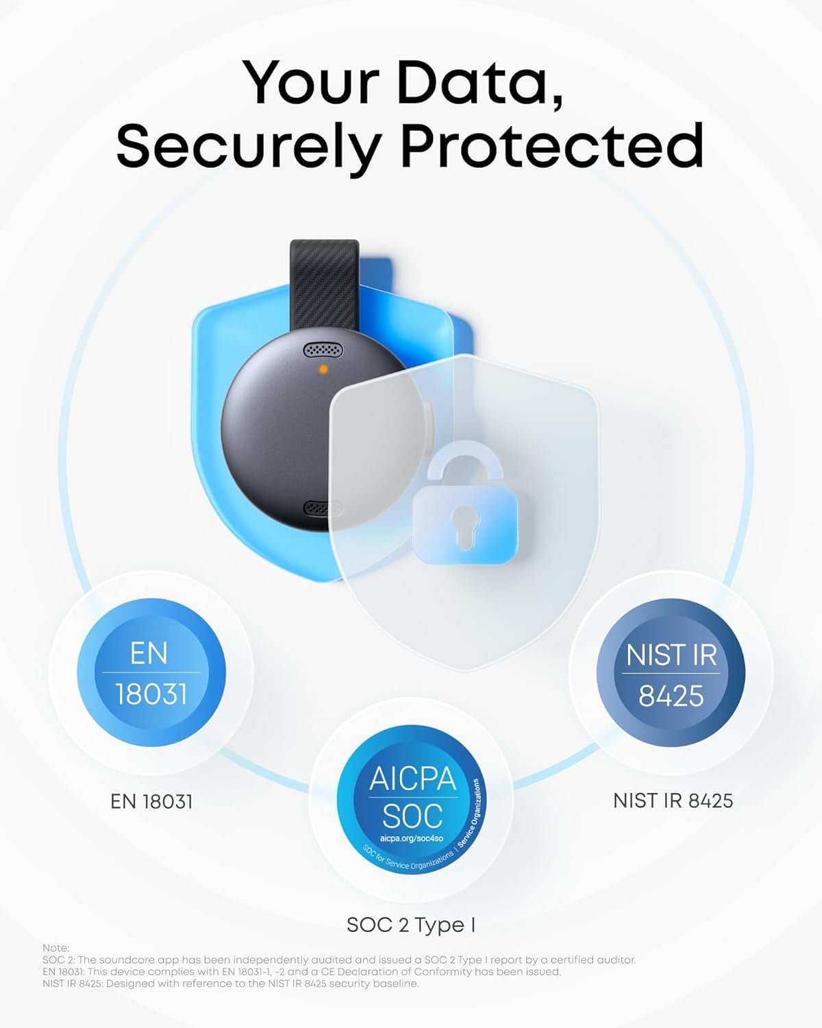 Work by , Portable AI Voice Recorder, AI Note Taker, AI Transcription & Summarization, 6-Month Pro at No Charge, Cross-Meeting Summary, Mfi Certified, Privacy Protection