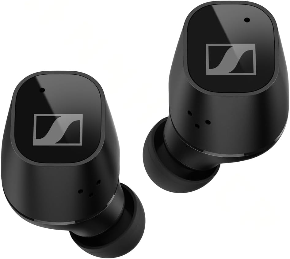 Sennheiser Auriculares CX plus True Wireless Intraaurales, Bluetooth Con Cancelación Activa De Ruido, Controles Táctiles Personalizables, IPX4 Y Batería De 24 Horas De Duración, Negro
