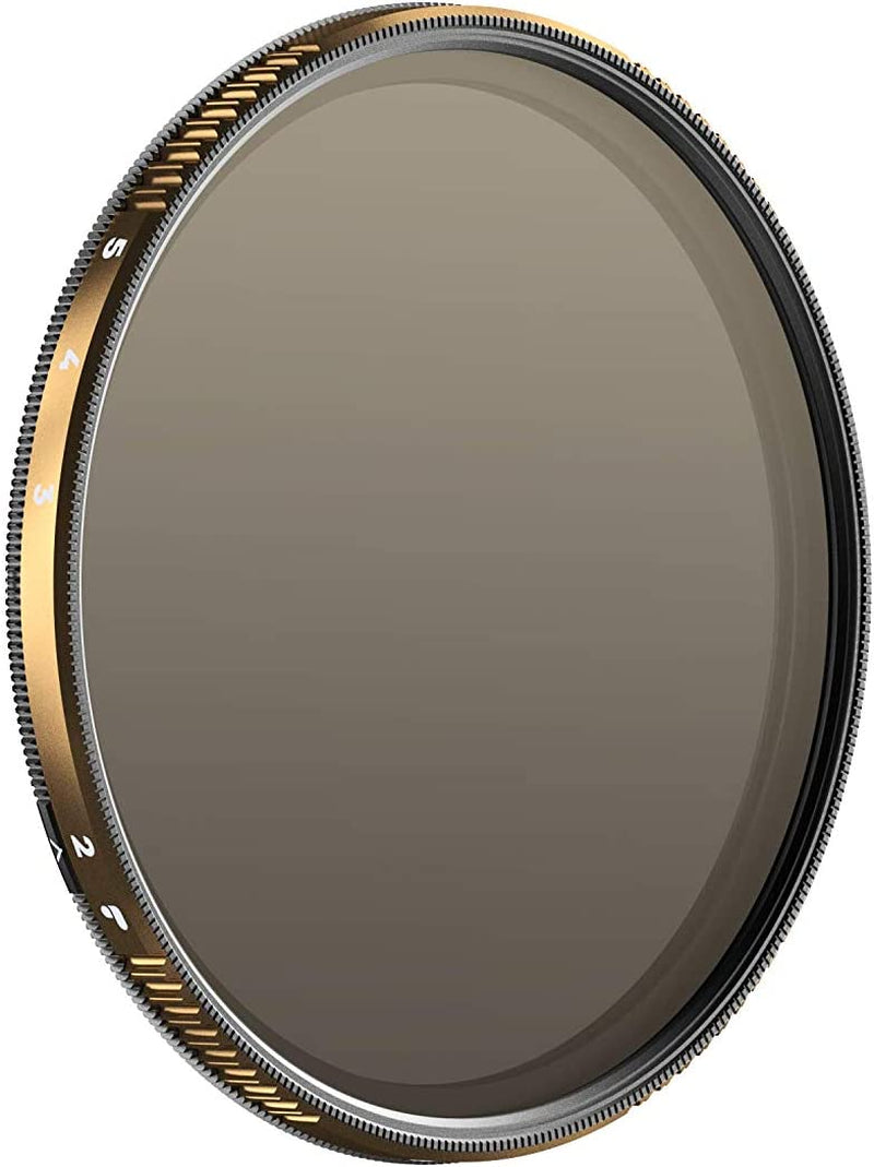 82Mm Peter Mckinnon VND Camera Filter - 2-5 Stop Variable Neutral Density Lens Filter for Dslr/Mirrorless Professional Video – PMVND Signature Edition II for Cinematic Shutter Speed Control