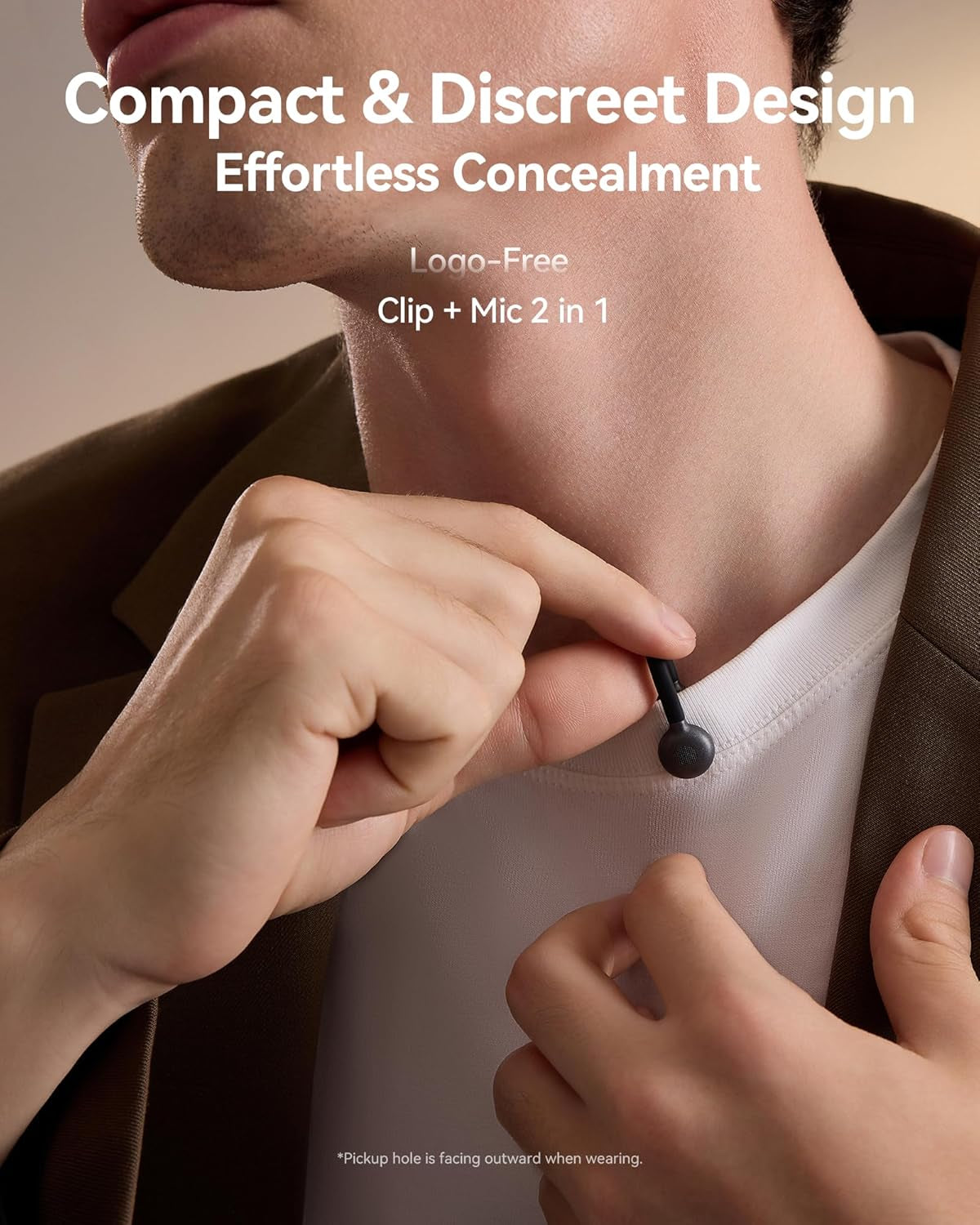 Lark M2S Ultimate Combo (Camera RX+USB-C Rx+Lightning RX) Wireless Lavalier Microphone for Iphone/Camera/Android/Pc, Compact Mic, Titanium Clip, Noise Cancelling, Content Creation