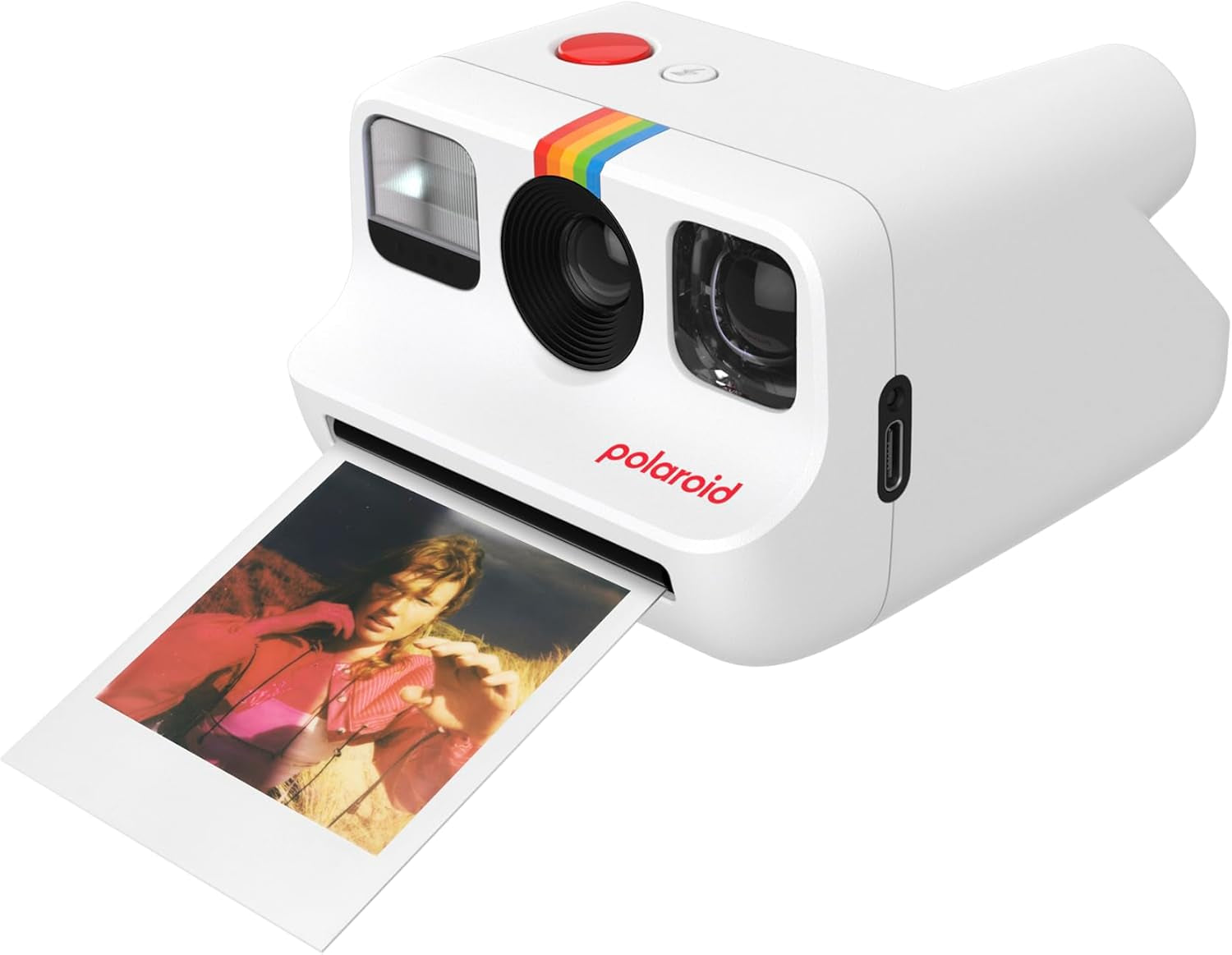 Go Generation 2 - Mini Instant Camera + Film Bundle (16 Photos Included) - White (6282)