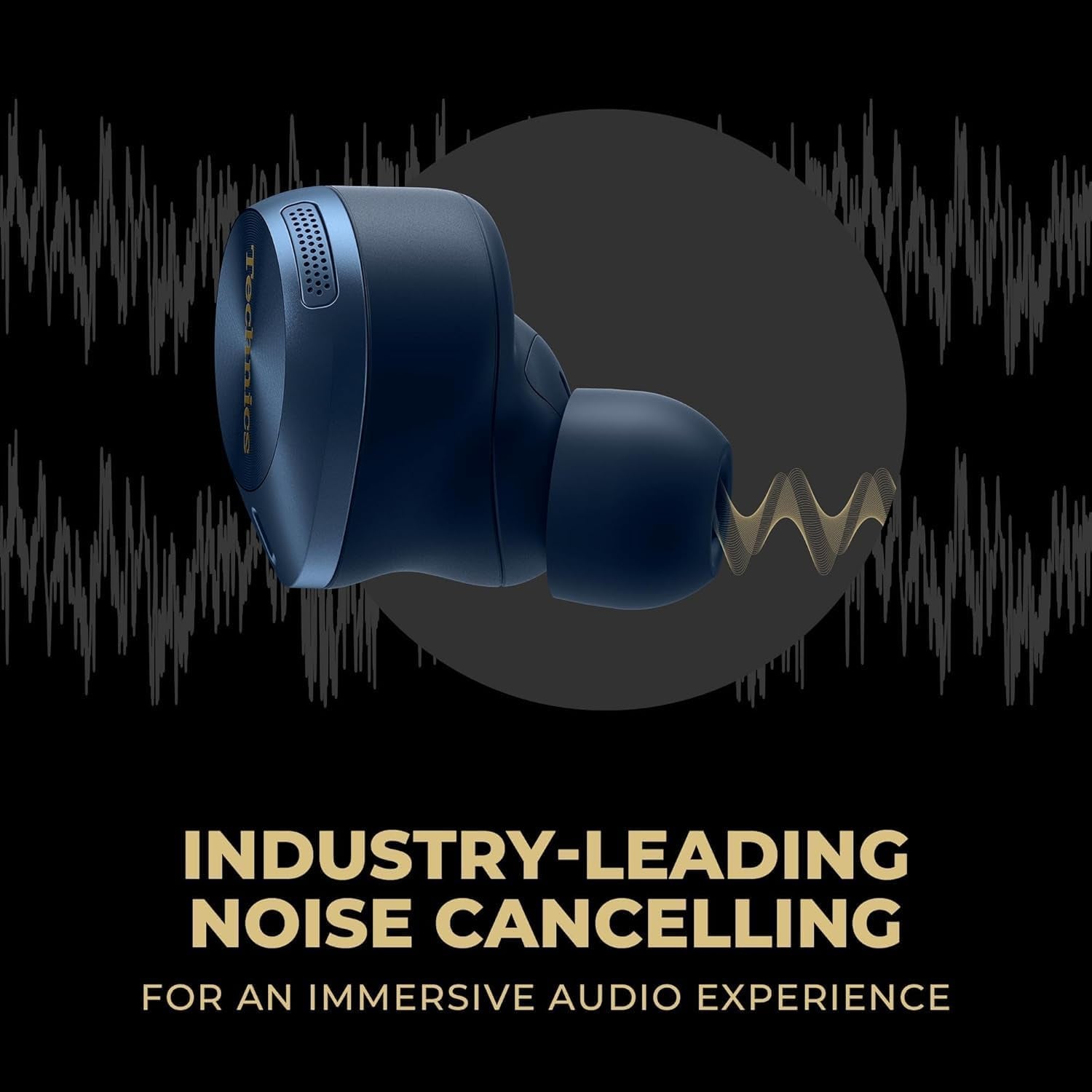 EAH-AZ80-A Premium Hi-Fi True Wireless Bluetooth Earbuds with Advanced Noise Cancelling - Midnight Blue