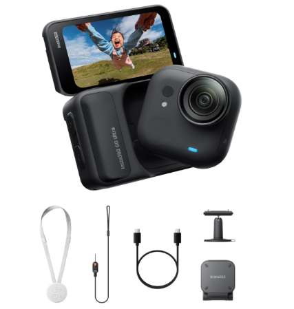 Insta360 GO Ultra - Cámara de vlogging 4K pequeña