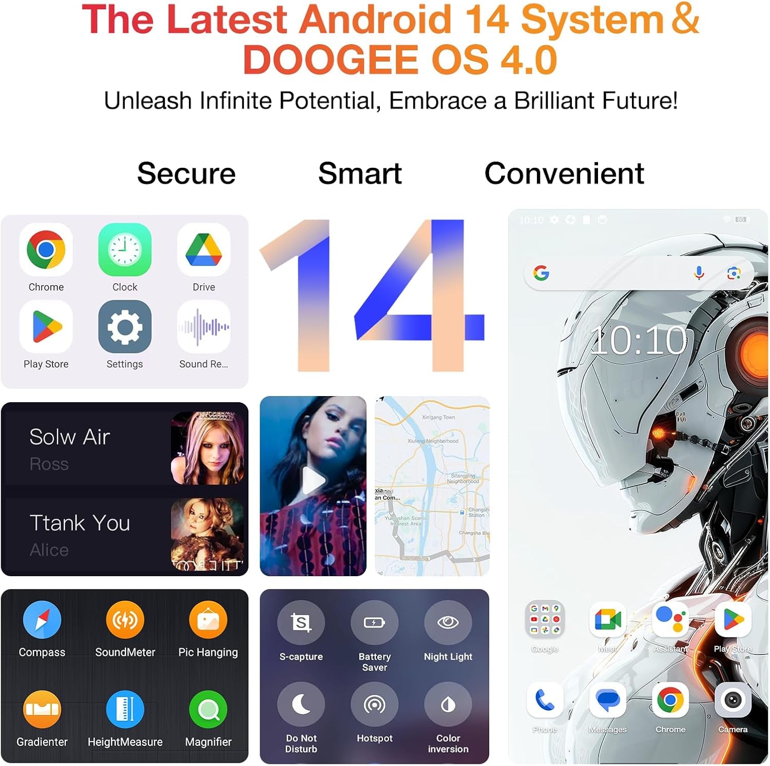 V Max Pro 5G Rugged Smartphone,22000Mah 32GB+512GB/TF 2TB Rugged Phone Unlocked Android 14,108MP+20MP Rugged Cell Phone,6.58" Fhd+120Hz IPS Screen,Ip68/Ip69K Waterproof Phone,Nfc/Face Id/Wifi 6
