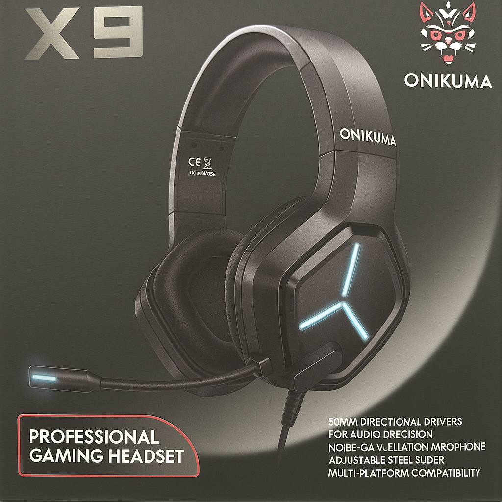 Audífonos Gamer Onikuma X9 con Micrófono (DRP)