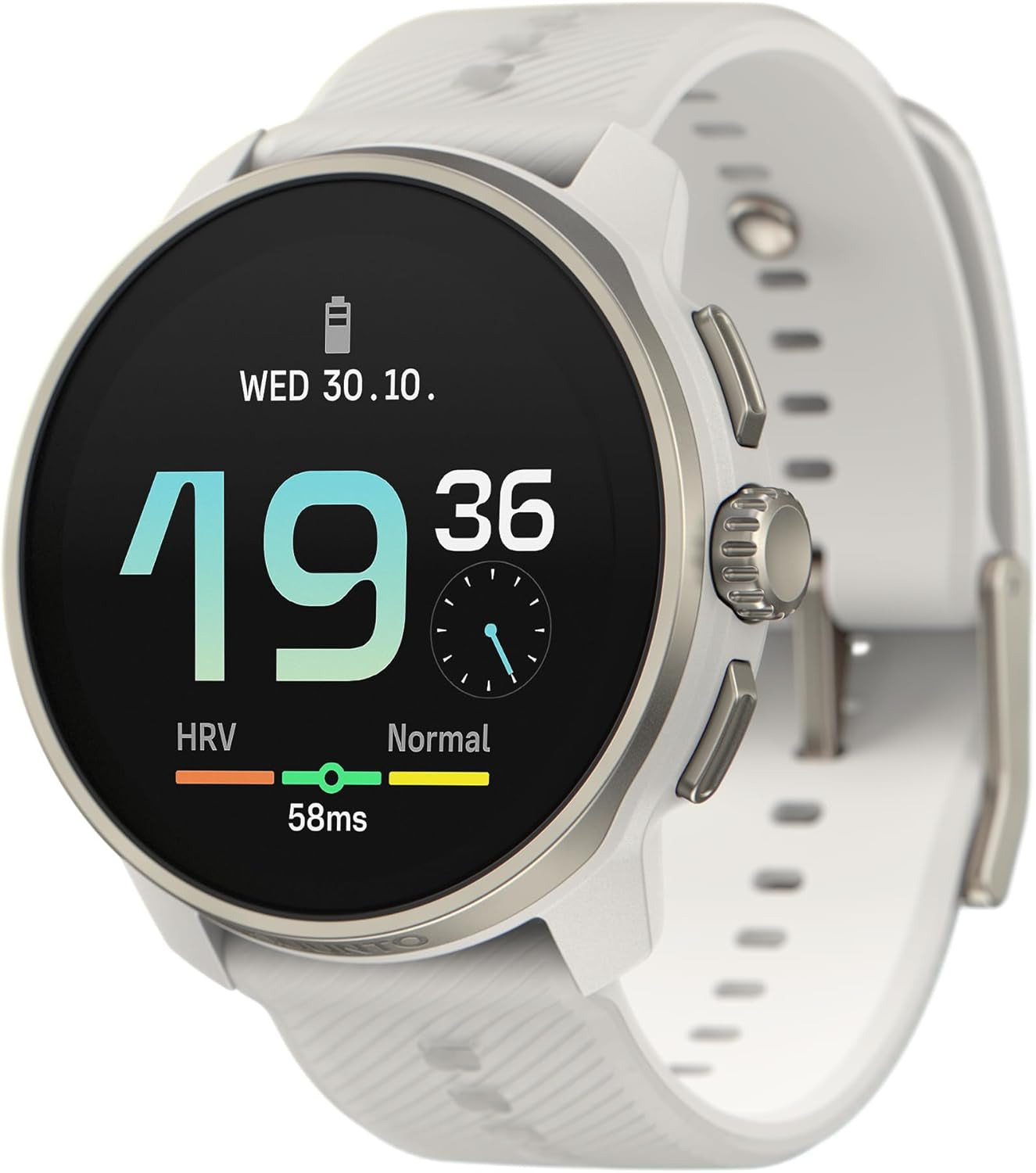 Race S GPS Sports Watch, 1.32" AMOLED Touchscreen W/Crown, 13 Days Battery Life, Training & Sleep Health Tracking, Dual-Gnss, 32GB Global Offline Maps, Lightweight for Running, All Black