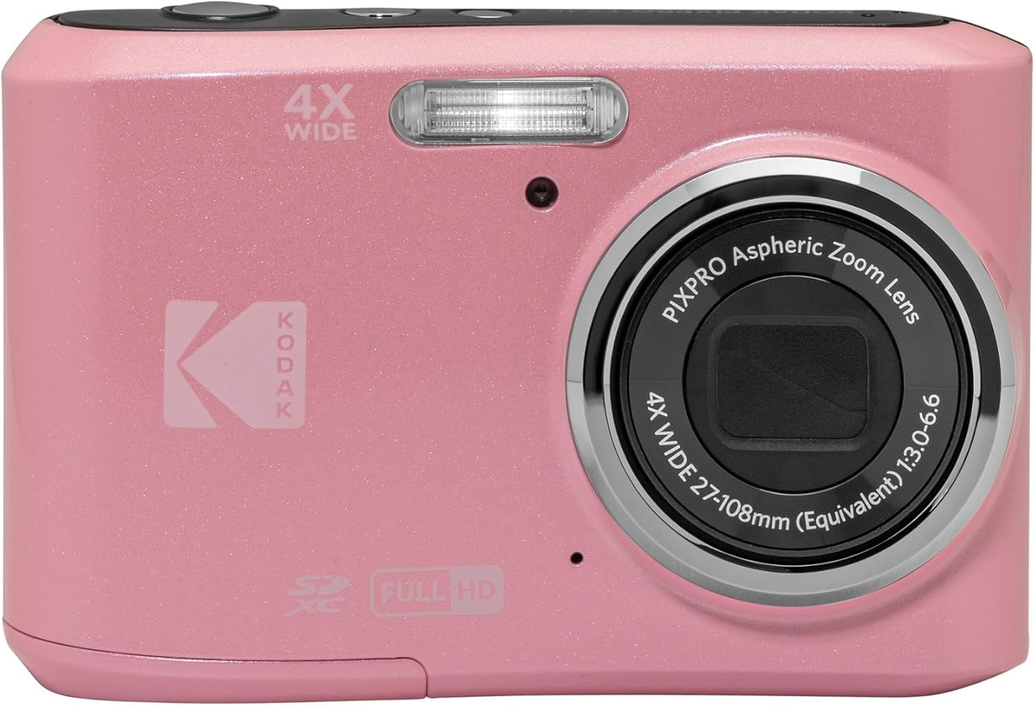 PIXPRO Friendly Zoom FZ45-BK 16MP Digital Camera with 4X Optical Zoom 27Mm Wide Angle and 2.7" LCD Screen (Black)