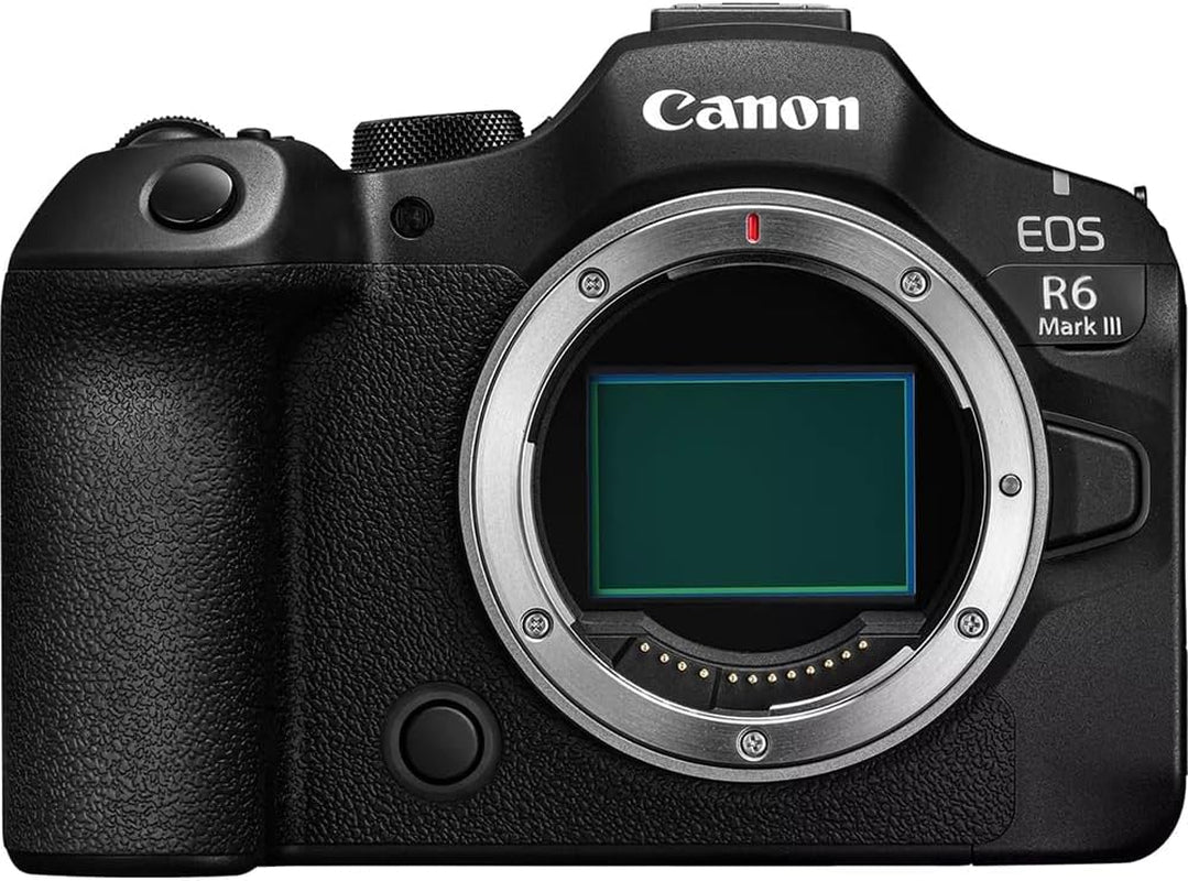 EOS R6 Mark III Full Frame Mirrorless Interchangeable Lens Camera Body 7084C002 32.5MP | 40 FPS | 7K RAW Video | 8.5 Stop IBIS Bundle with Deco Gear Bag + Microphone + Monopod + Accessories Kit