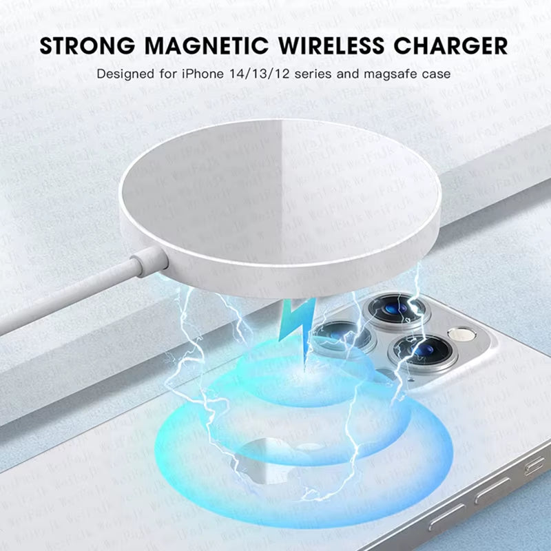 Original Wireless Charger for Apple Magsafes Iphone 17 16 15 14 13 12 Pro Max plus Airpods Fast Charging Type C Magnetic Charge