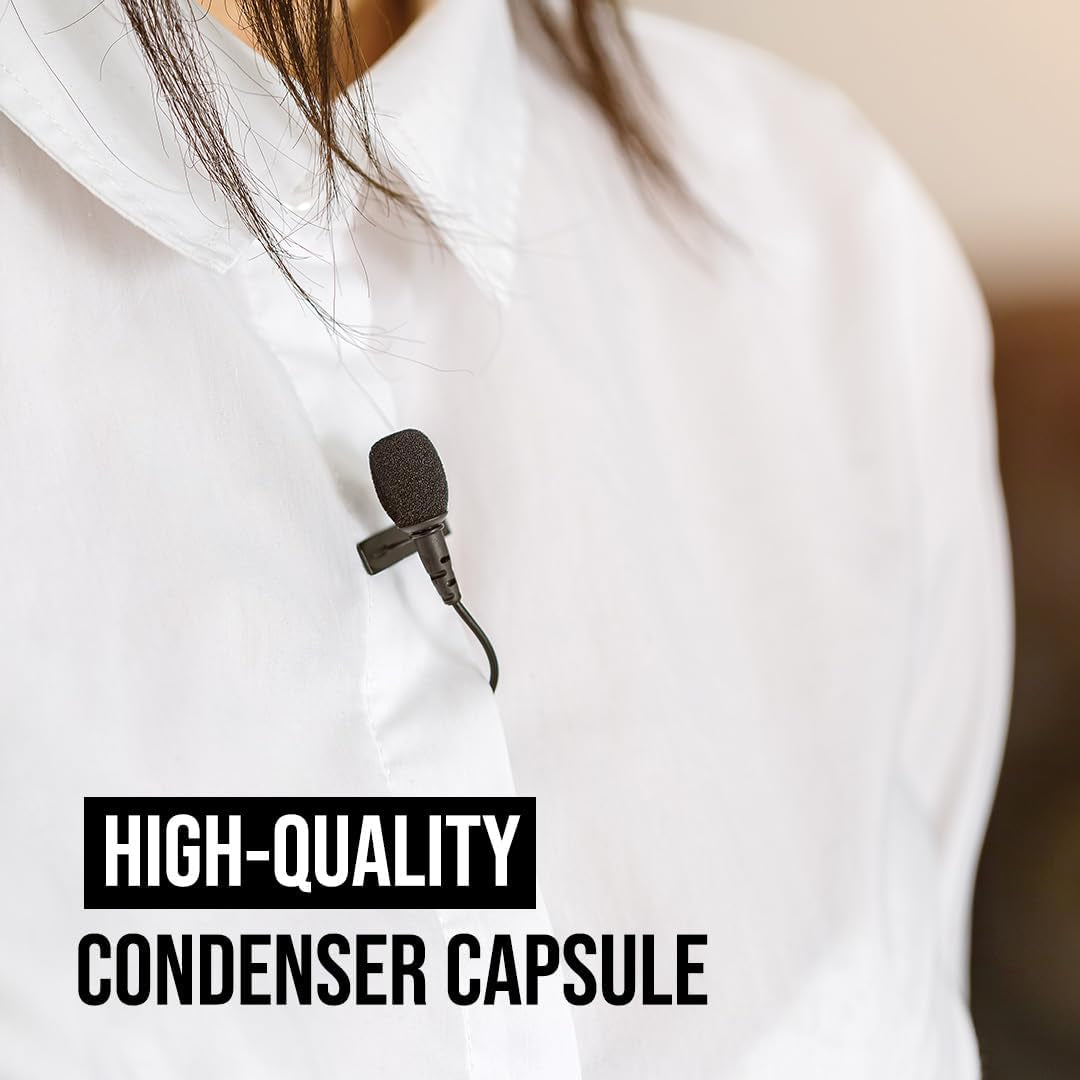 Lavalier GO Professional Wearable Microphone,Black