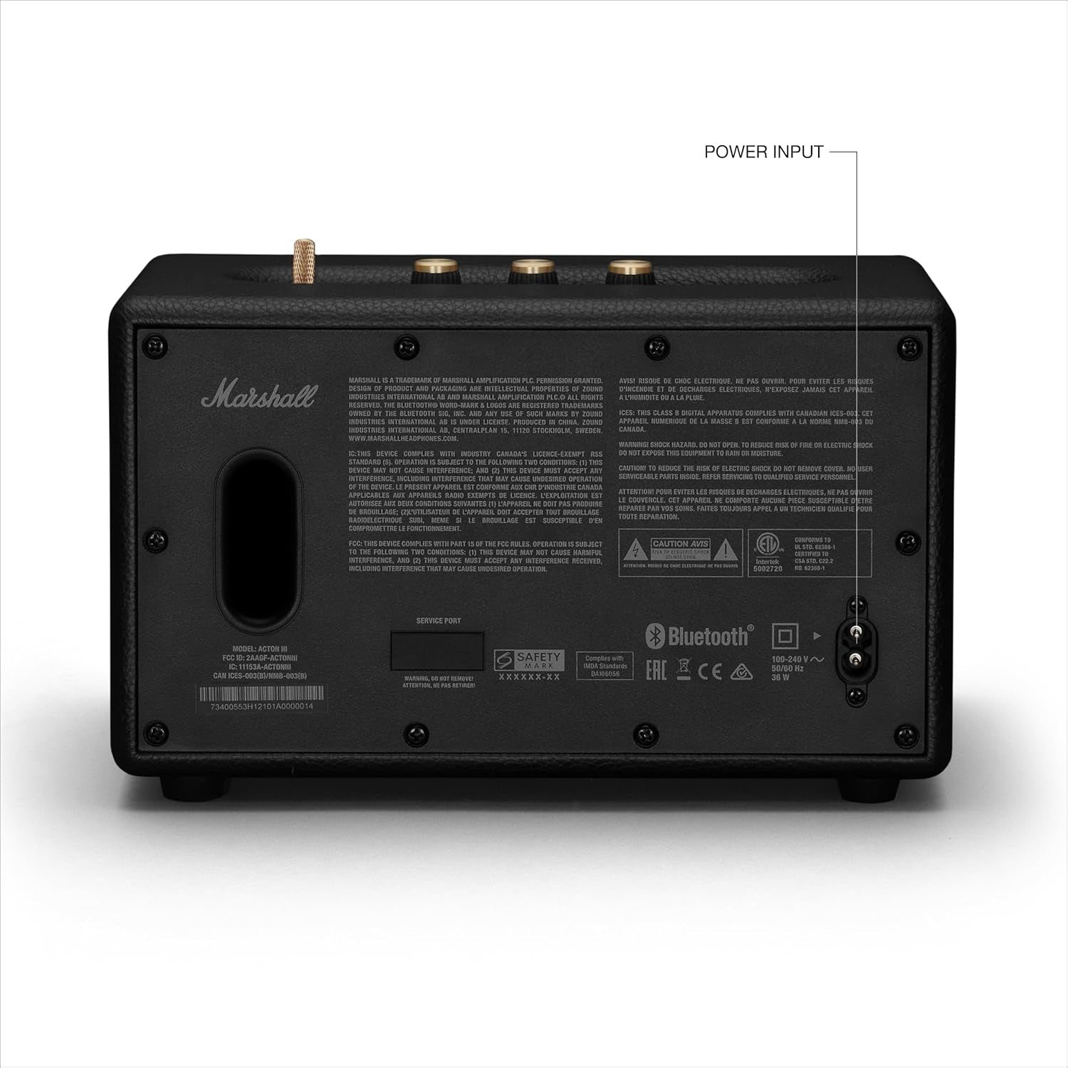 Acton III Bluetooth Home Speaker, Black