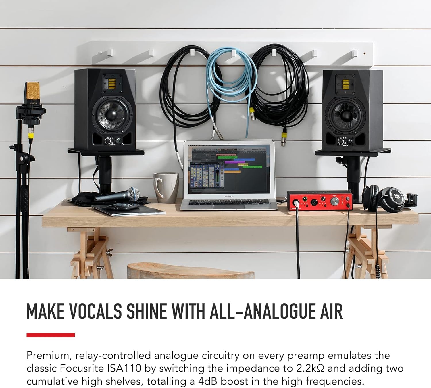 Clarett+ 2Pre USB-C Bus-Powered Audio Interface for Music Production, with Two Professional Quality Pre-Amps and Powerful and Transparent Headphone Outputs/Instrument Inputs