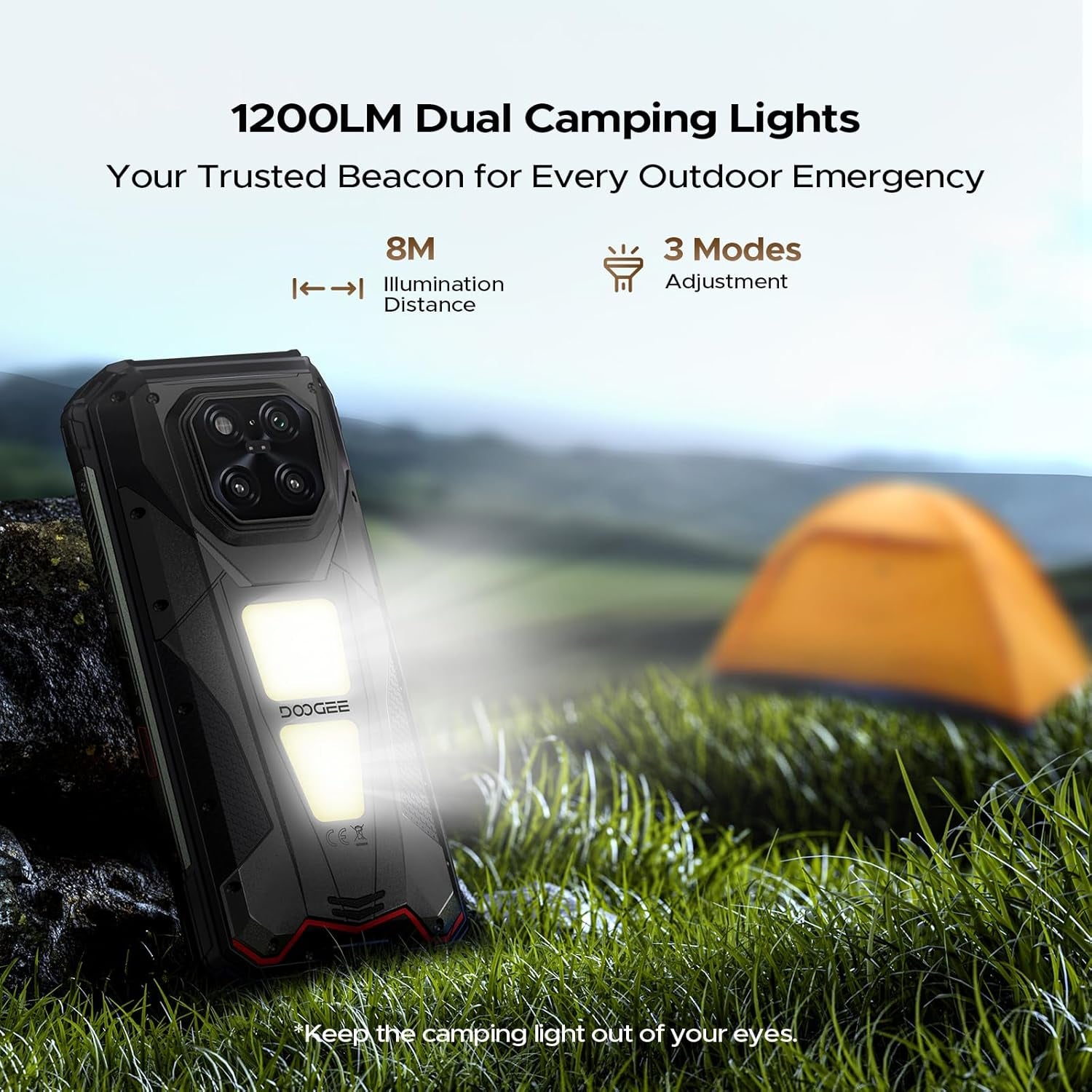 V Max LR 5G Rugged Phone with 40M Laser Ranging,36Gb+512Gb,200Mp+32Mp Camera,20500Mah/45W,Mtk 7300 Rugged Smartphone,6.78" Fhd+120Hz,1200Lm Dual Camping Lights,Waterproof/Wifi6E/Nfc/Widevine L1
