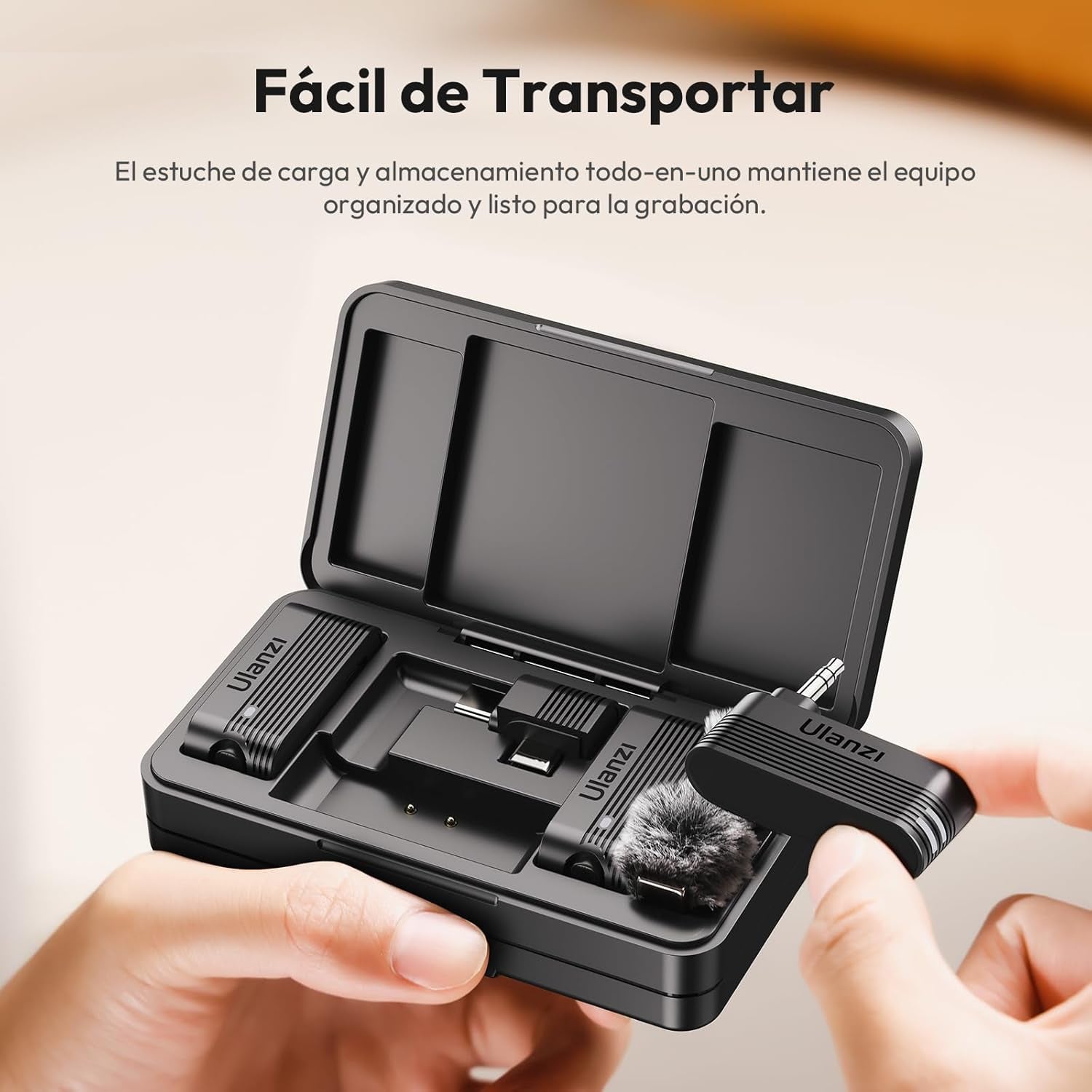 A100 Wireless Lavalier Microphone Lapel Mic for Camera and Phone W USB C/3.5Mm/Plug, 32Khz 16Bit, Noise Cancellation, 13.5-Hour Battery, Clip on Microphone for Video Podcast Vlog Youtube