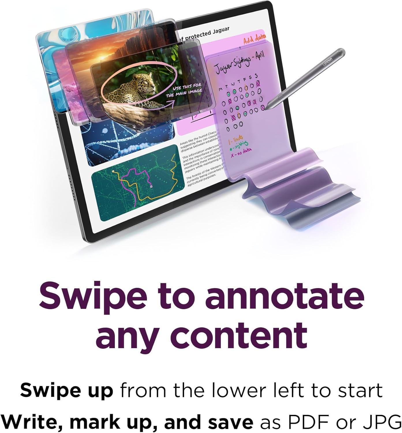 Idea Tab Pro with Google Gemini - Student Tablet - 12.7” 3K LCD Display - 8 GB Memory - 128 GB Storage - Mediatek Dimensity 8300 - Includes Pen and Folio Case