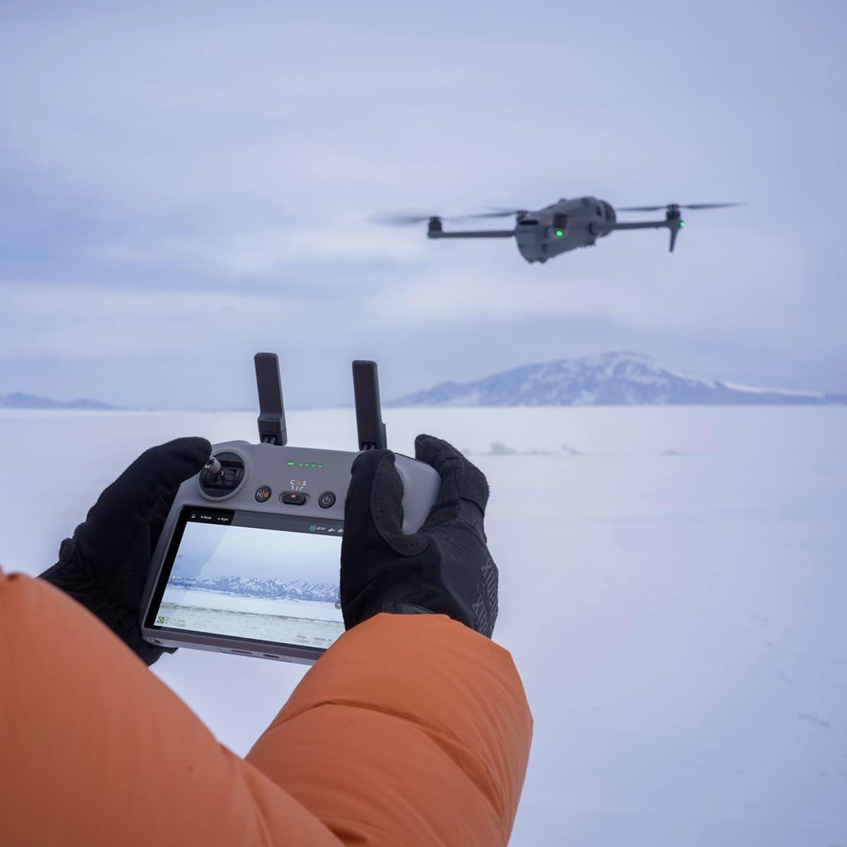 Mavic 4 Pro Drone with  RC 2, Flagship Tri-Camera Drone with 100MP 4/3 CMOS Hasselblad Camera, for Professionals, 30Km/18.6Mi Video Transmission, 51-Min Max Flight Time