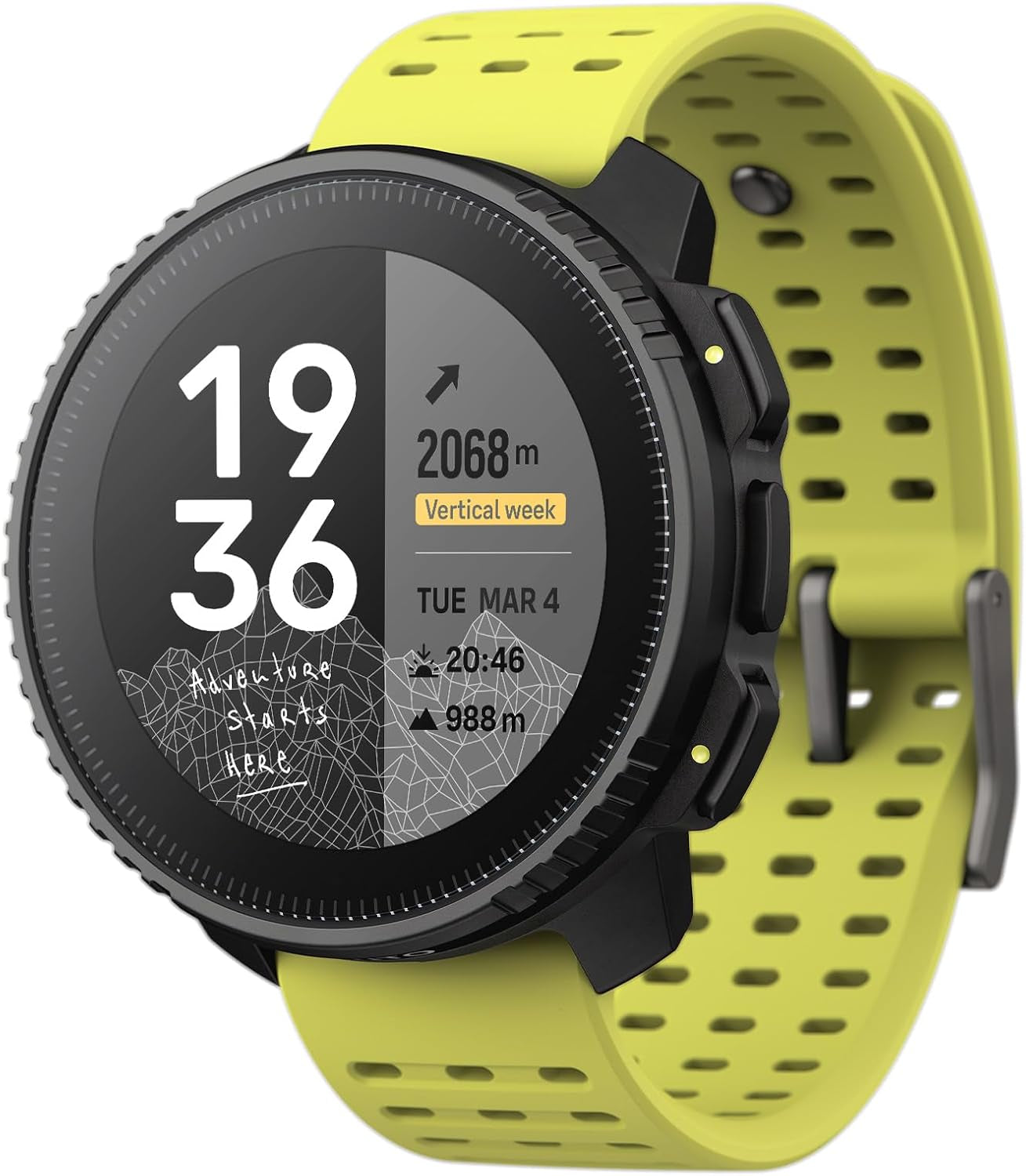 Vertical GPS Adventure Watch, Activity Tracker W/Dual-Band GNSS & Offline Maps, Supports 95+ Sports, Training Metrics & Recovery Insights, Solar Charging Opt. for 1Yr Daily Use