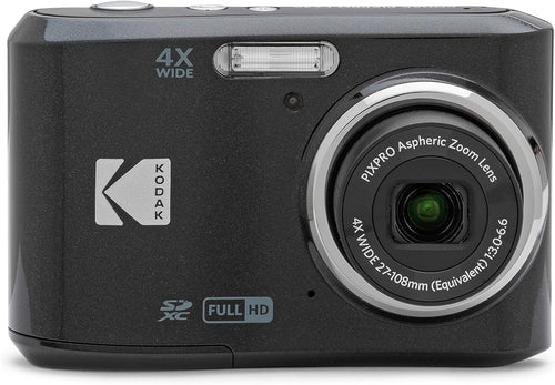 PIXPRO Friendly Zoom FZ45-BK 16MP Digital Camera with 4X Optical Zoom 27Mm Wide Angle and 2.7" LCD Screen (Black)