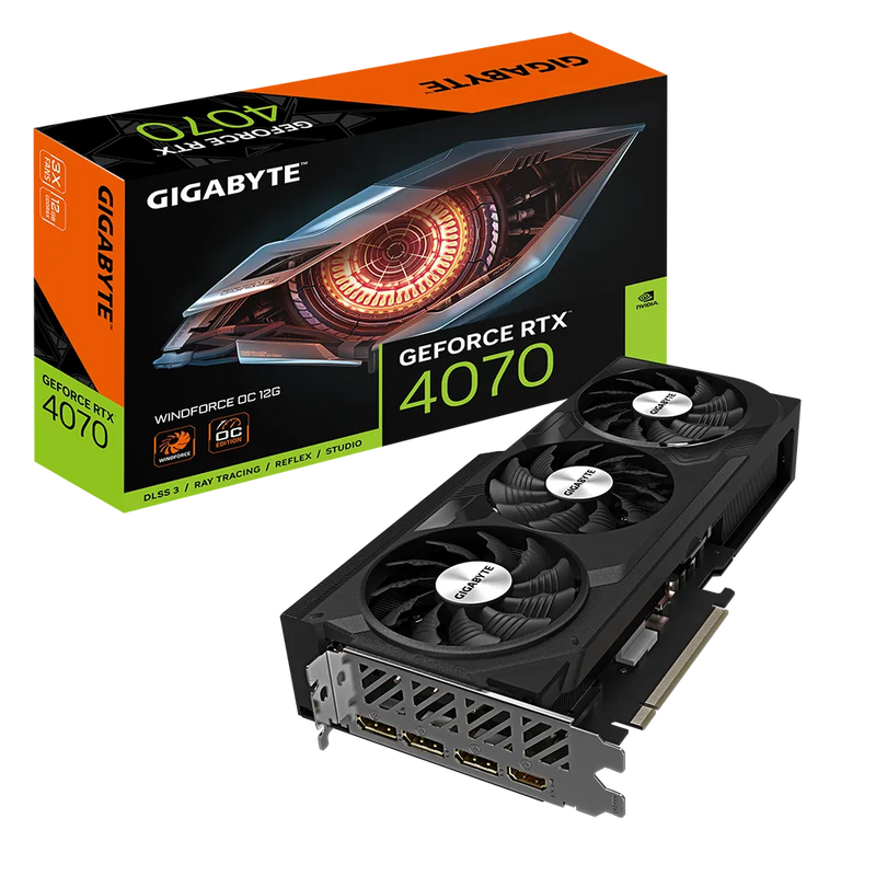 Gigabyte GeForce RTX 4070 WINDFORCE OC-GSMPRO.CL