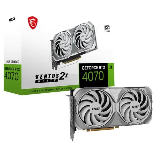 MSI GeForce RTX 4070 VENTUS 2X WHITE OC-GSMPRO.CL