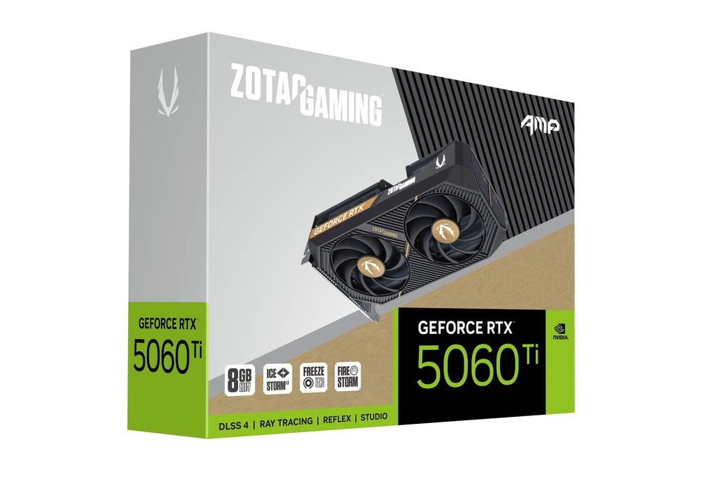 ZOTAC GAMING GeForce RTX 5060 Ti 8GB AMP GPU