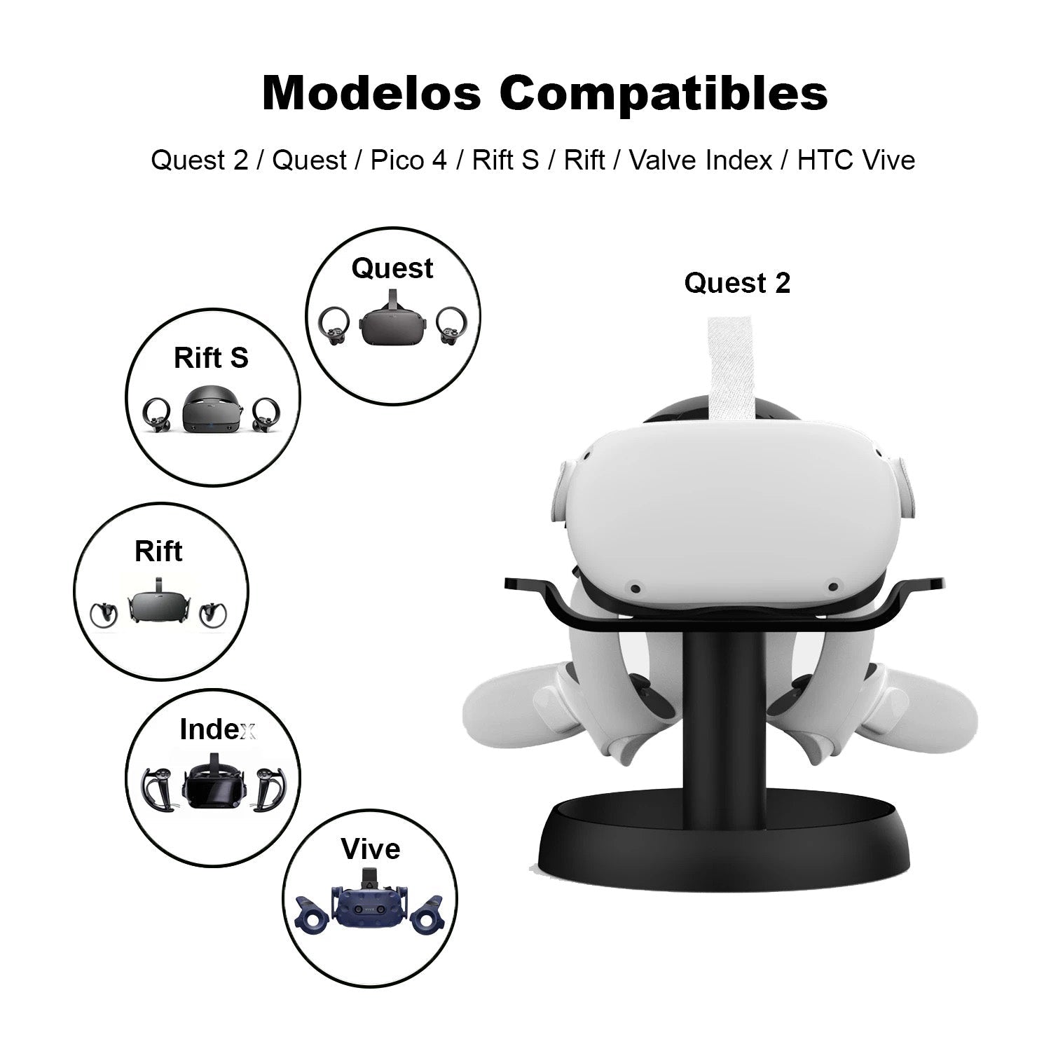 Soporte para Lentes VR Oculus Quest 2/ Pico 4