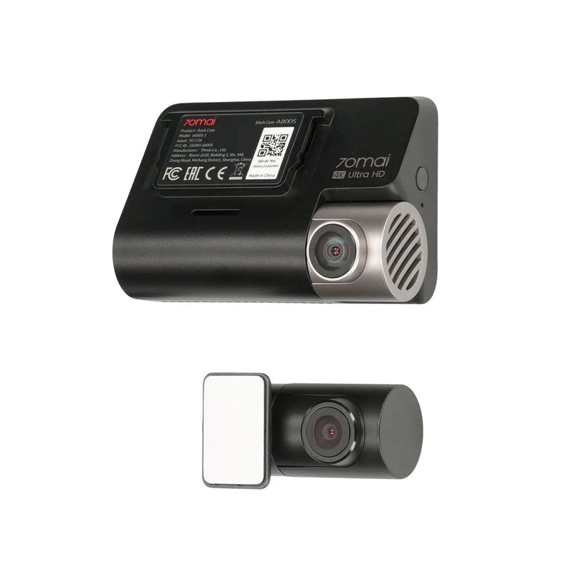 70mai Dash Cam 4K A800S - Cámara para auto + Dash Cam Trasera RC06-GSMPRO.CL