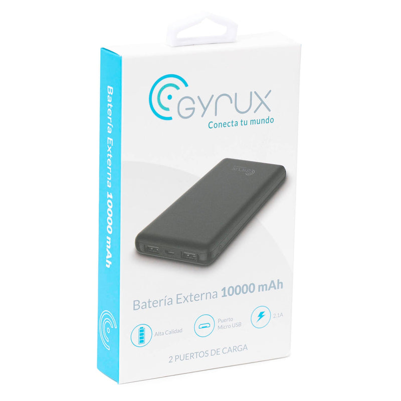 Gyrux - Bateria Externa 10000 mAh - Powerbank-GSMPRO.CL